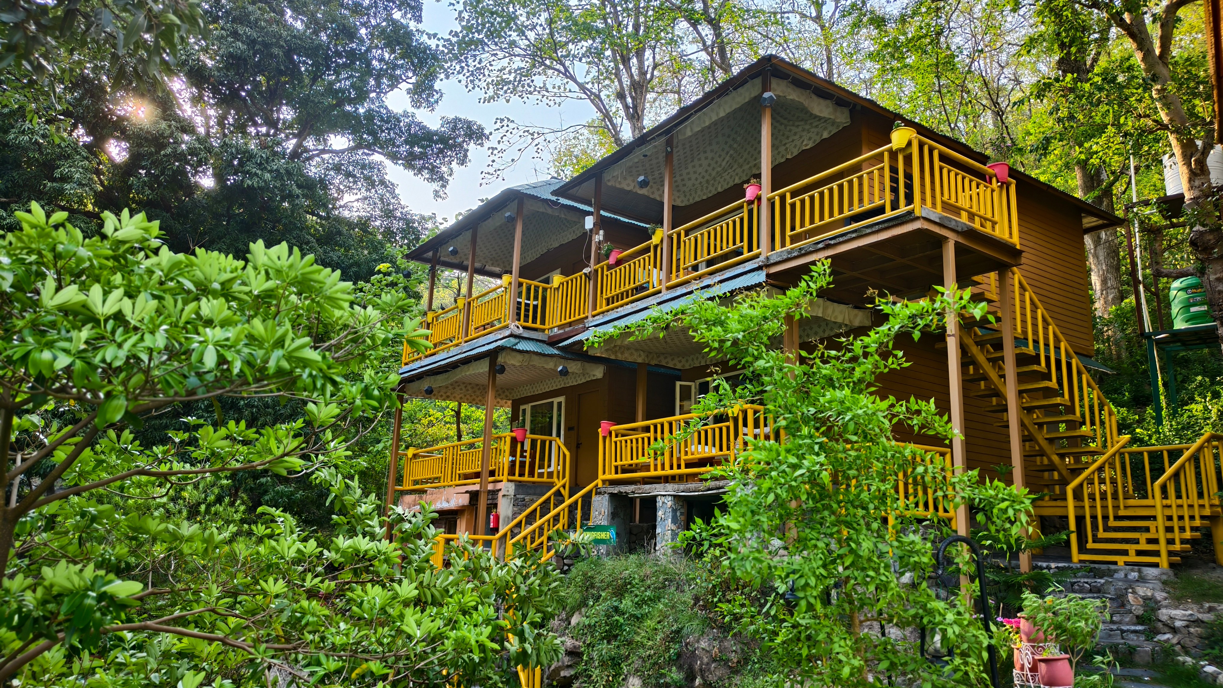 Astro Himalayan retreat — Room's view from GArden